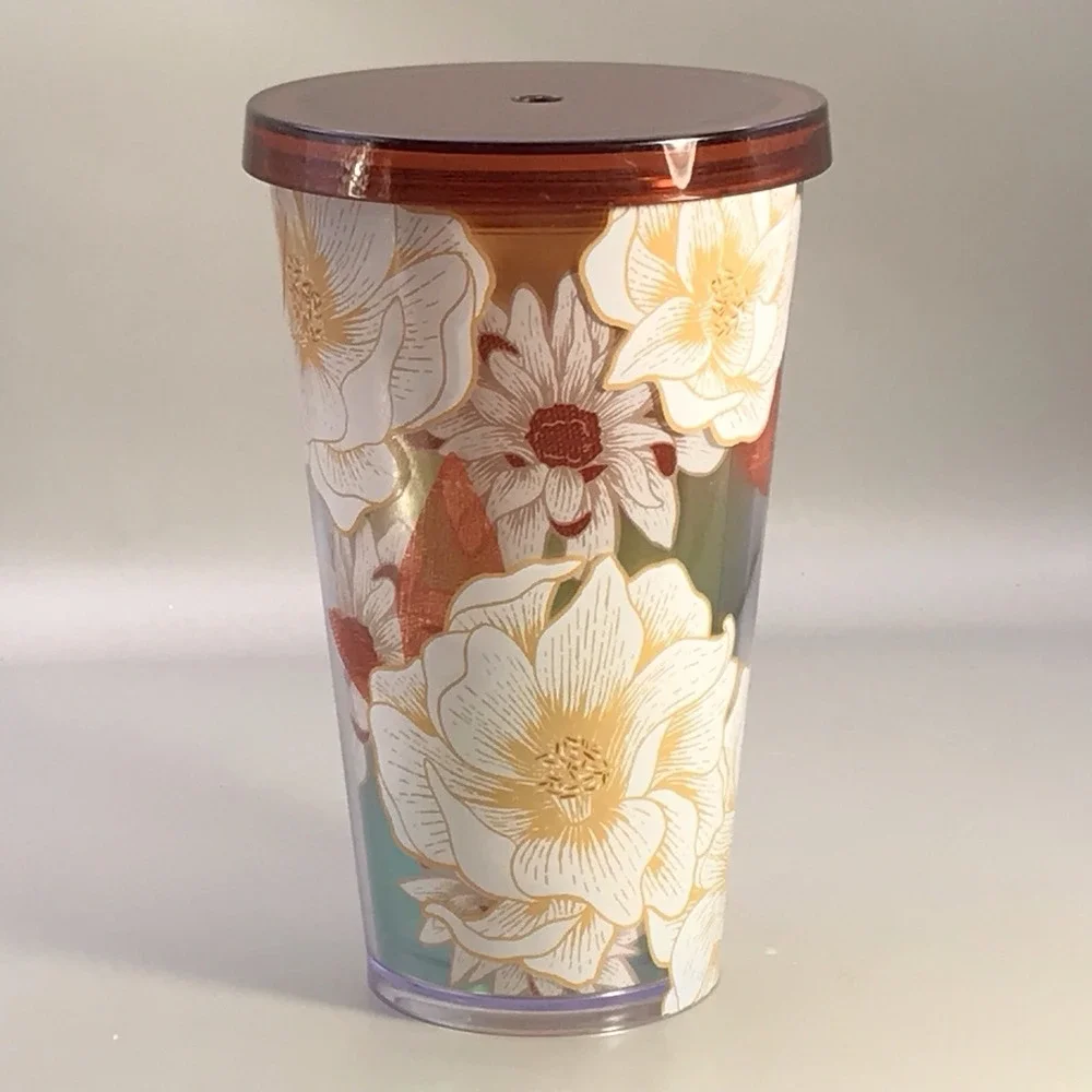 Starbucks 2019 Cactus Flower Earthy Tumbler Cup Coffee Tea NO‎ STRAW